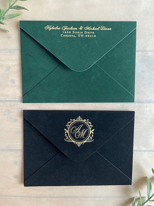 Velvet Envelopes